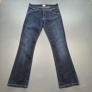 Hudson Jeans Women's Size 28 Bootcut Stretch Denim Dark Wash USA Mid Rise Casual